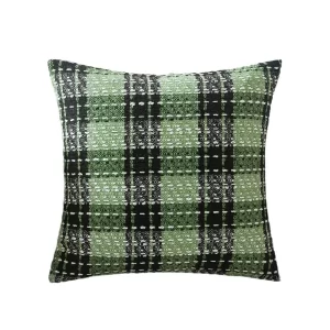 Checkered Jacquard Light Luxury Pillow
