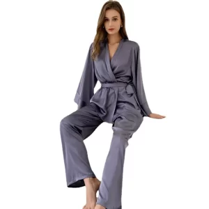 Satin Chiffon Pajamas for Women
