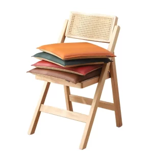 Stain Resistant Leather Seat Cushion